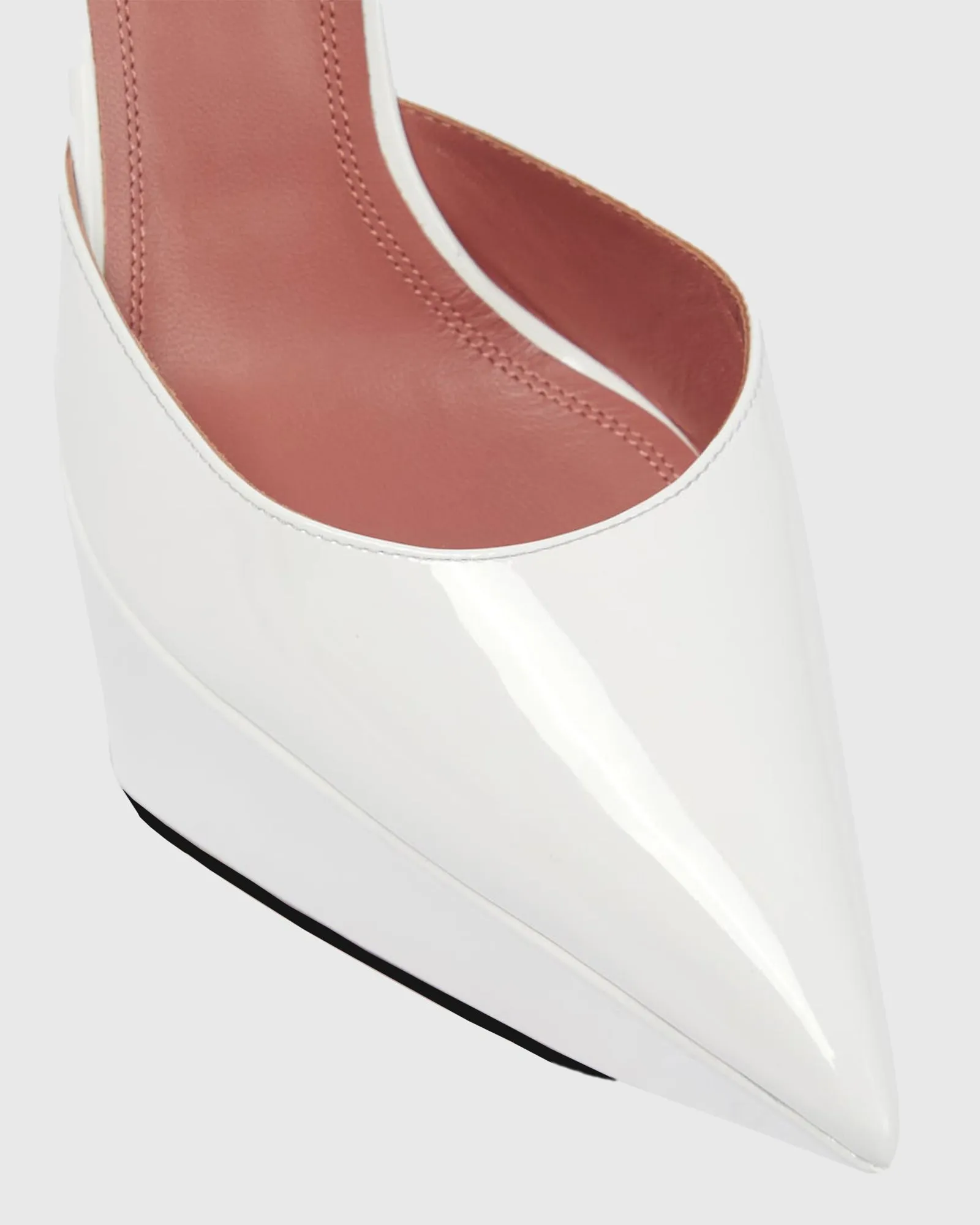 Agata Leather Strap Platform Heels