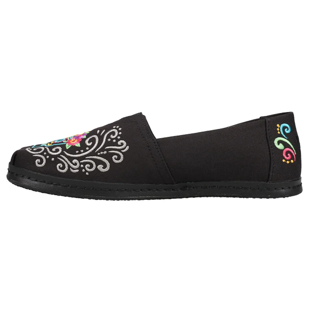 Alpargata Floral Slip On Flats