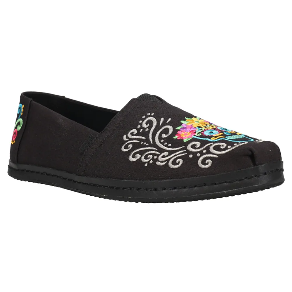Alpargata Floral Slip On Flats
