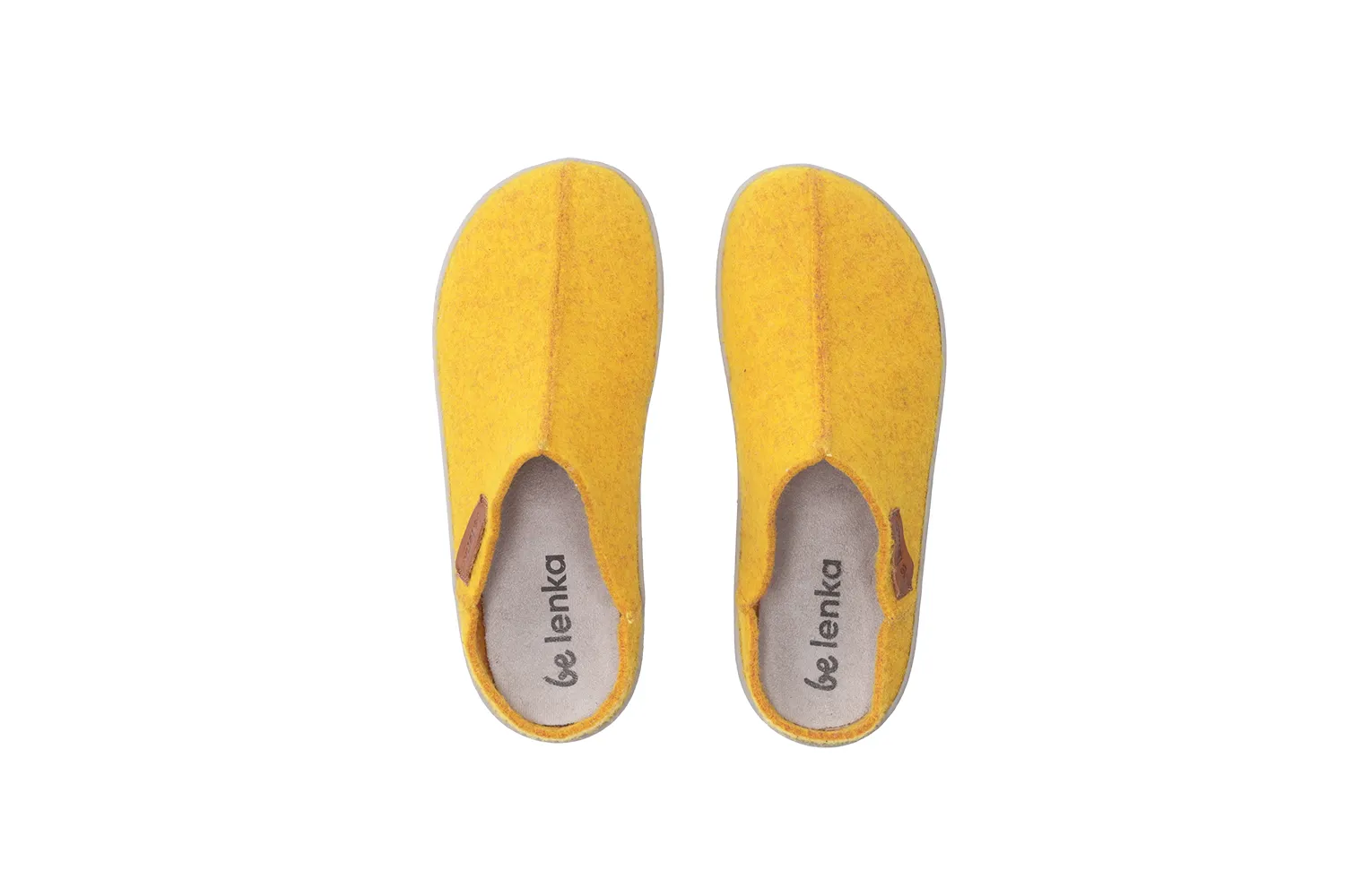 Barefoot slippers Be Lenka Chillax - Amber Yellow