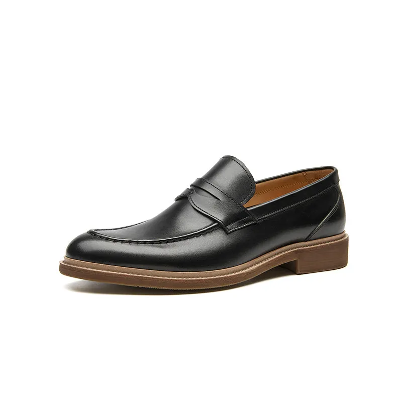 BeauToday Retro Penny Loafers for Men