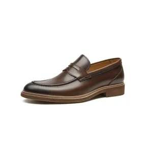 BeauToday Retro Penny Loafers for Men