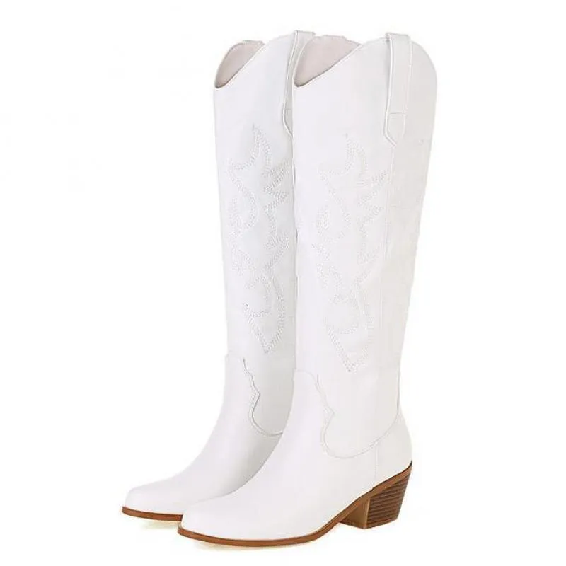 Begonia Knee-high Western Boots