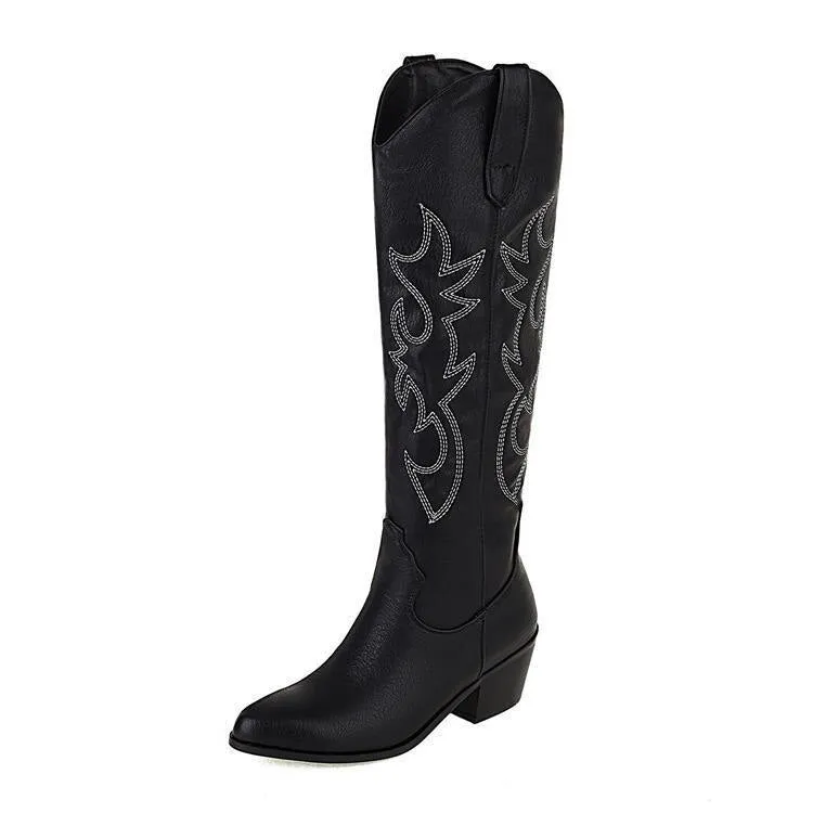 Begonia Knee-high Western Boots