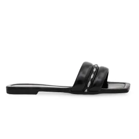Black Casual Slipper CL1601