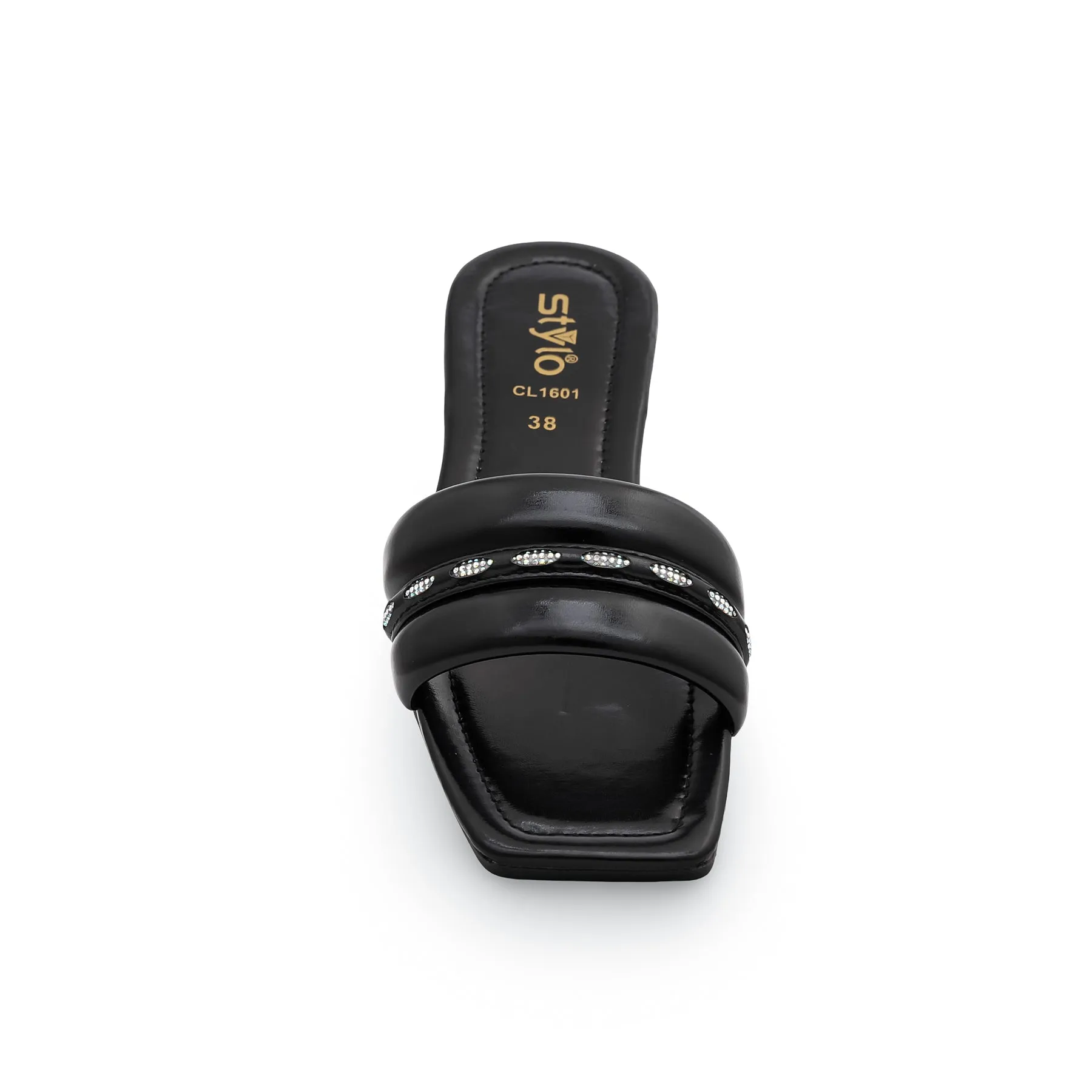 Black Casual Slipper CL1601