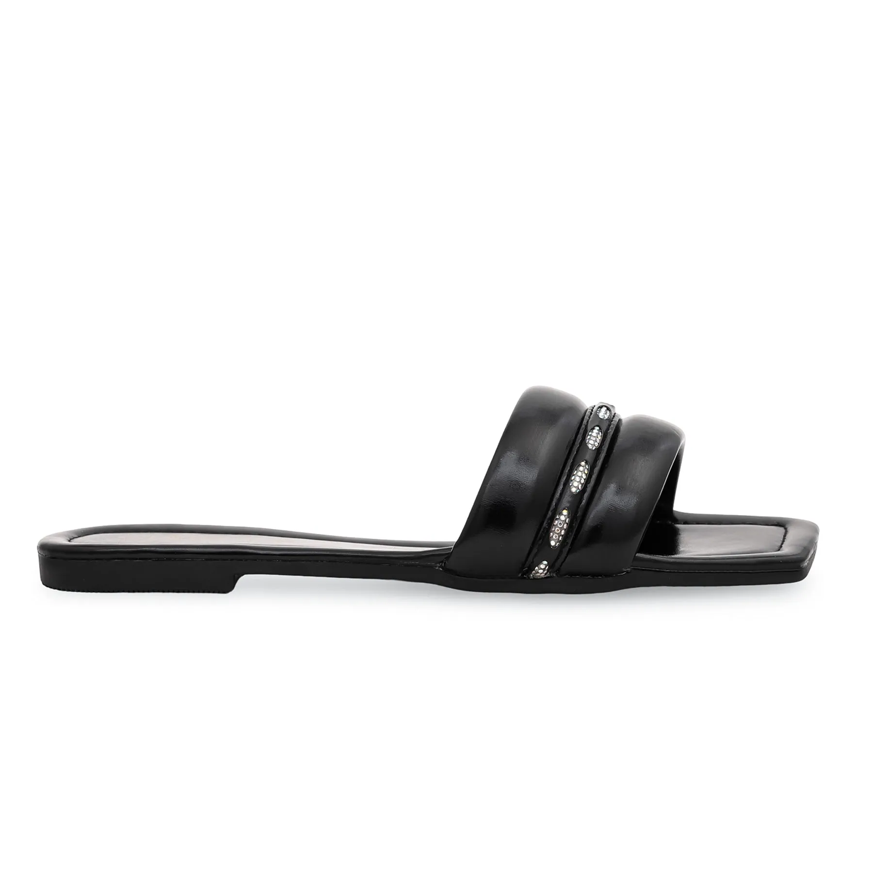 Black Casual Slipper CL1601