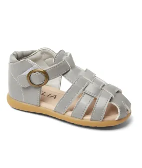 Boys Grey Matt Summer Sandals