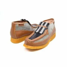 British Walkers Apollo 2 Men's Tan and Gray Snake Skin d