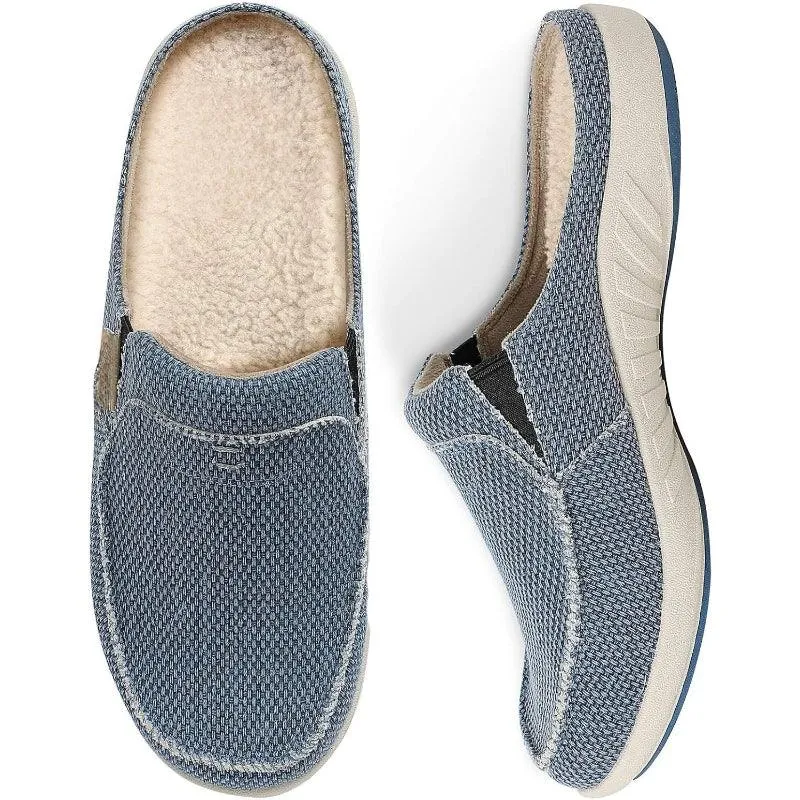 Canvas Anti Odor Slippers – Moisture Wicking Comfort