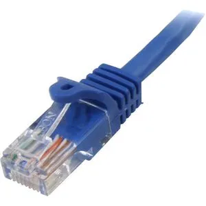 CAT5E PATCH CABLE WITH SNAGLESS RJ45 CONNECTORS - 5 M BLUE