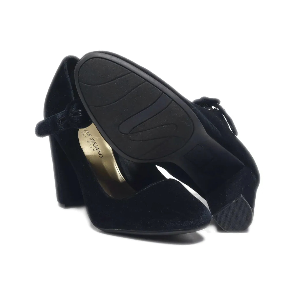 Christian Siriano High-Heel Shoes Suede Black Colour For Women