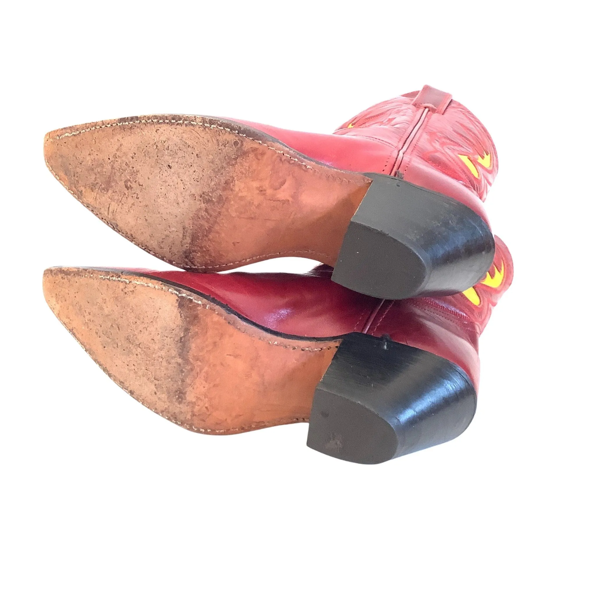 Code West Red Boots