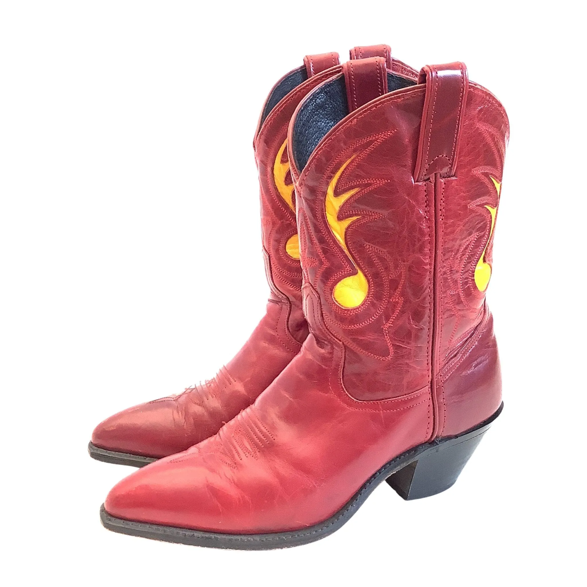 Code West Red Boots