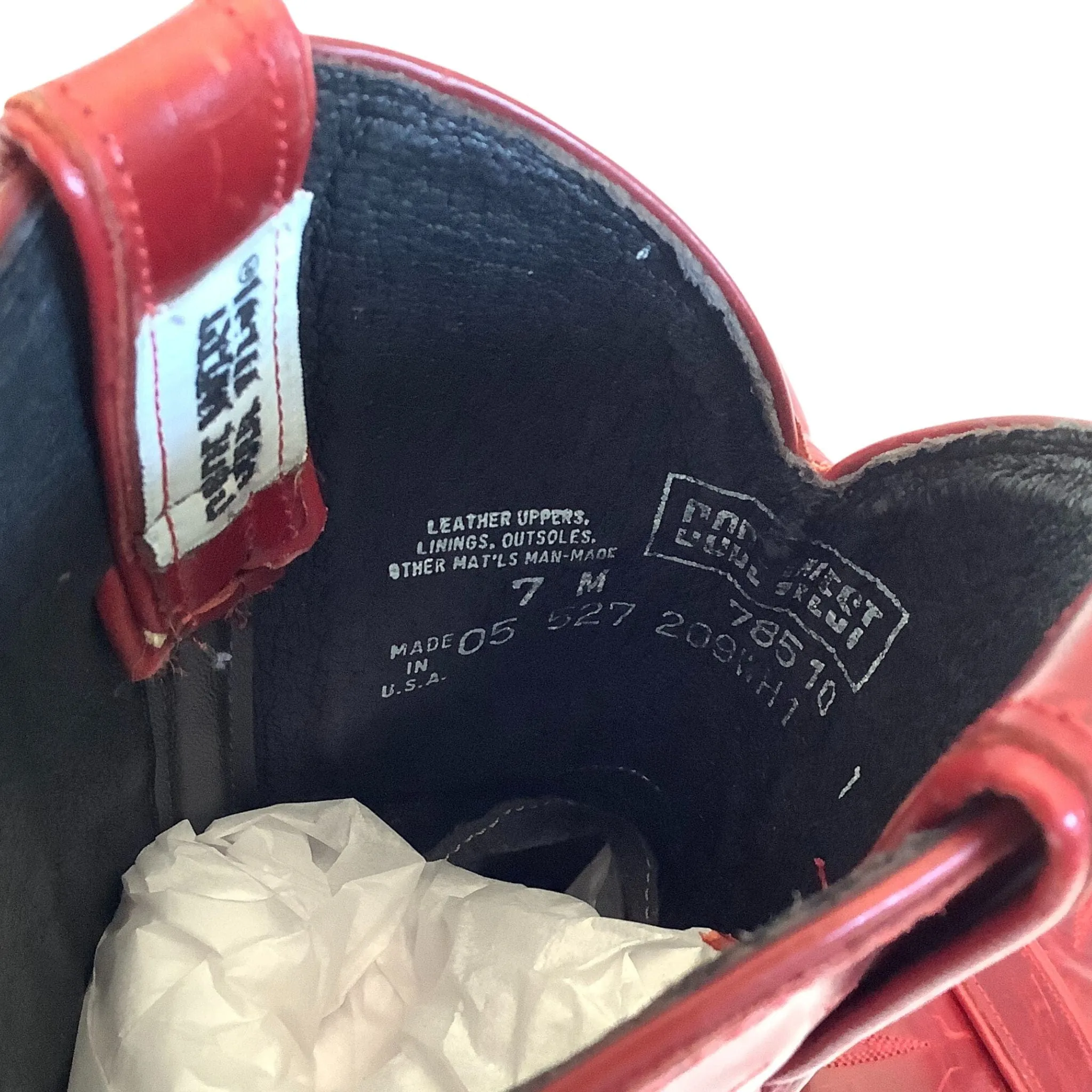 Code West Red Boots