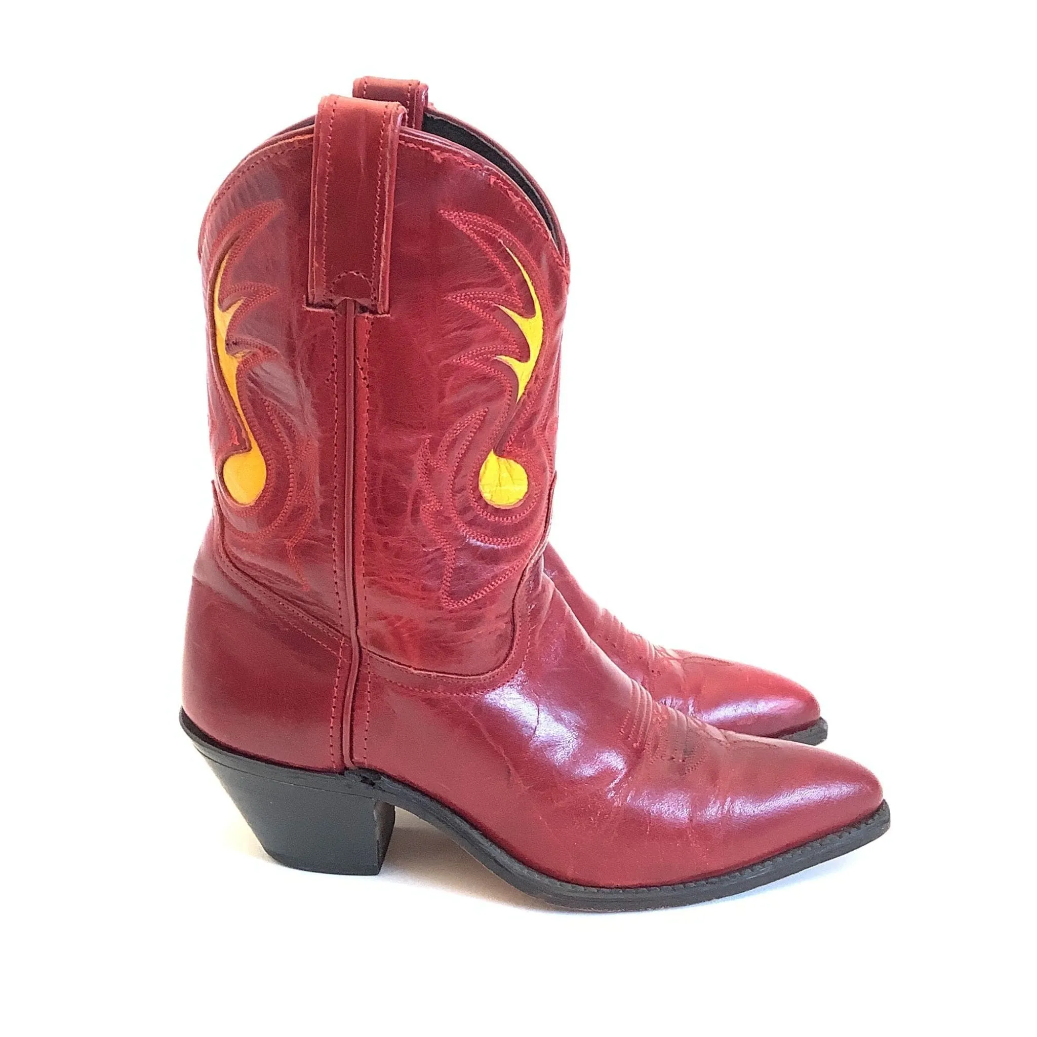 Code West Red Boots