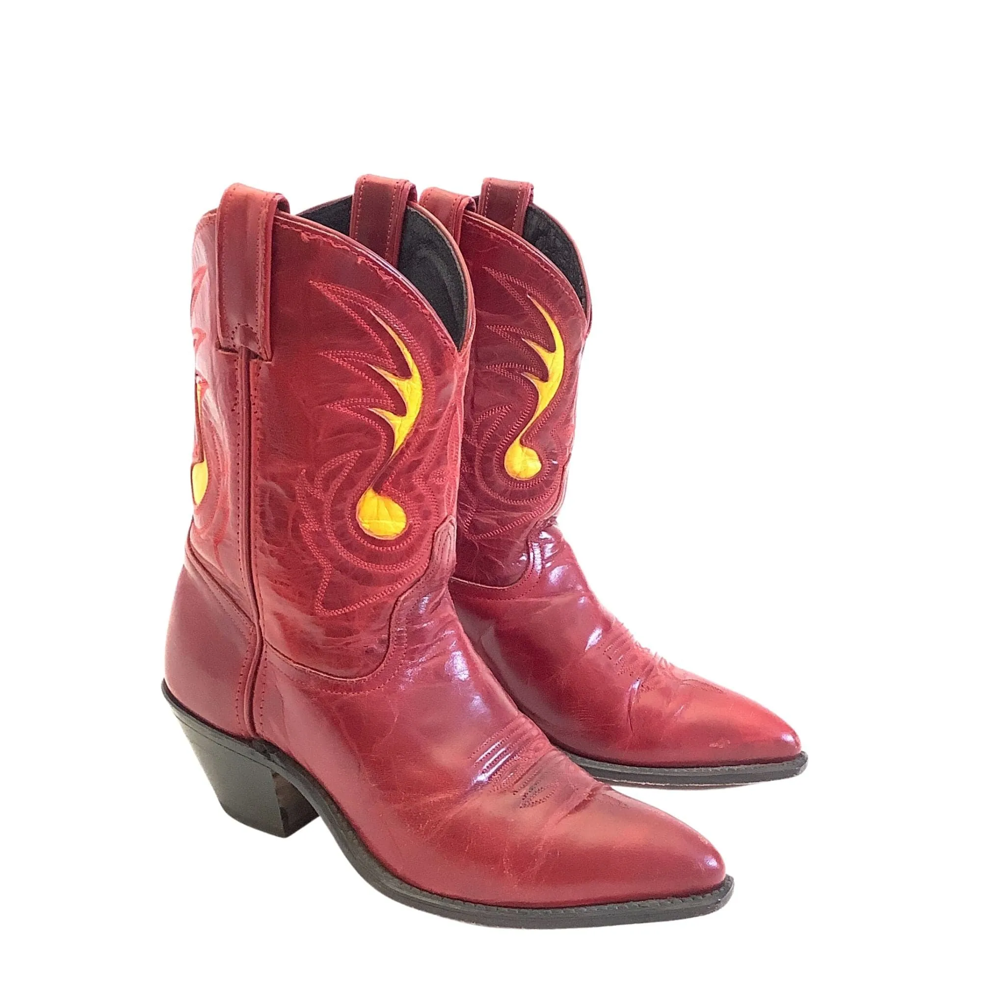 Code West Red Boots