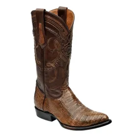 Cuadra Men's Porto Caiman Belly Cowboy Boots - Maple