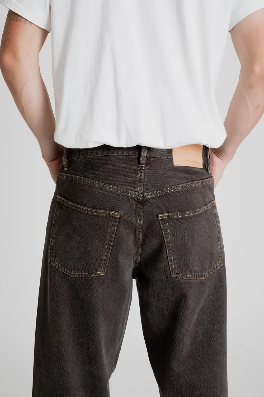 Denim Wide Twist - Vintage Brown