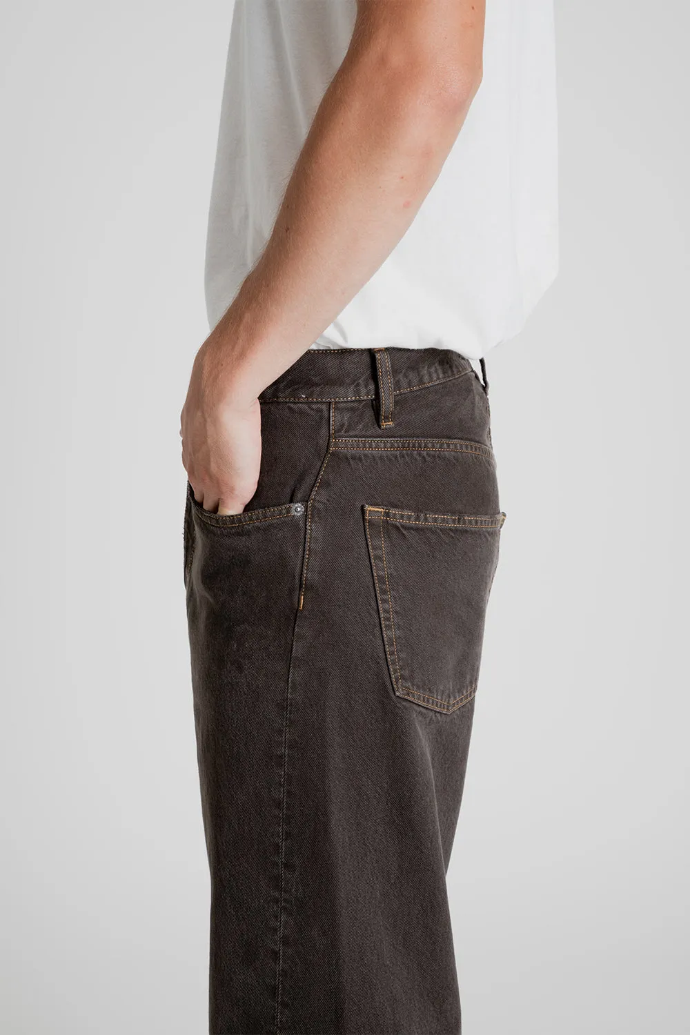 Denim Wide Twist - Vintage Brown