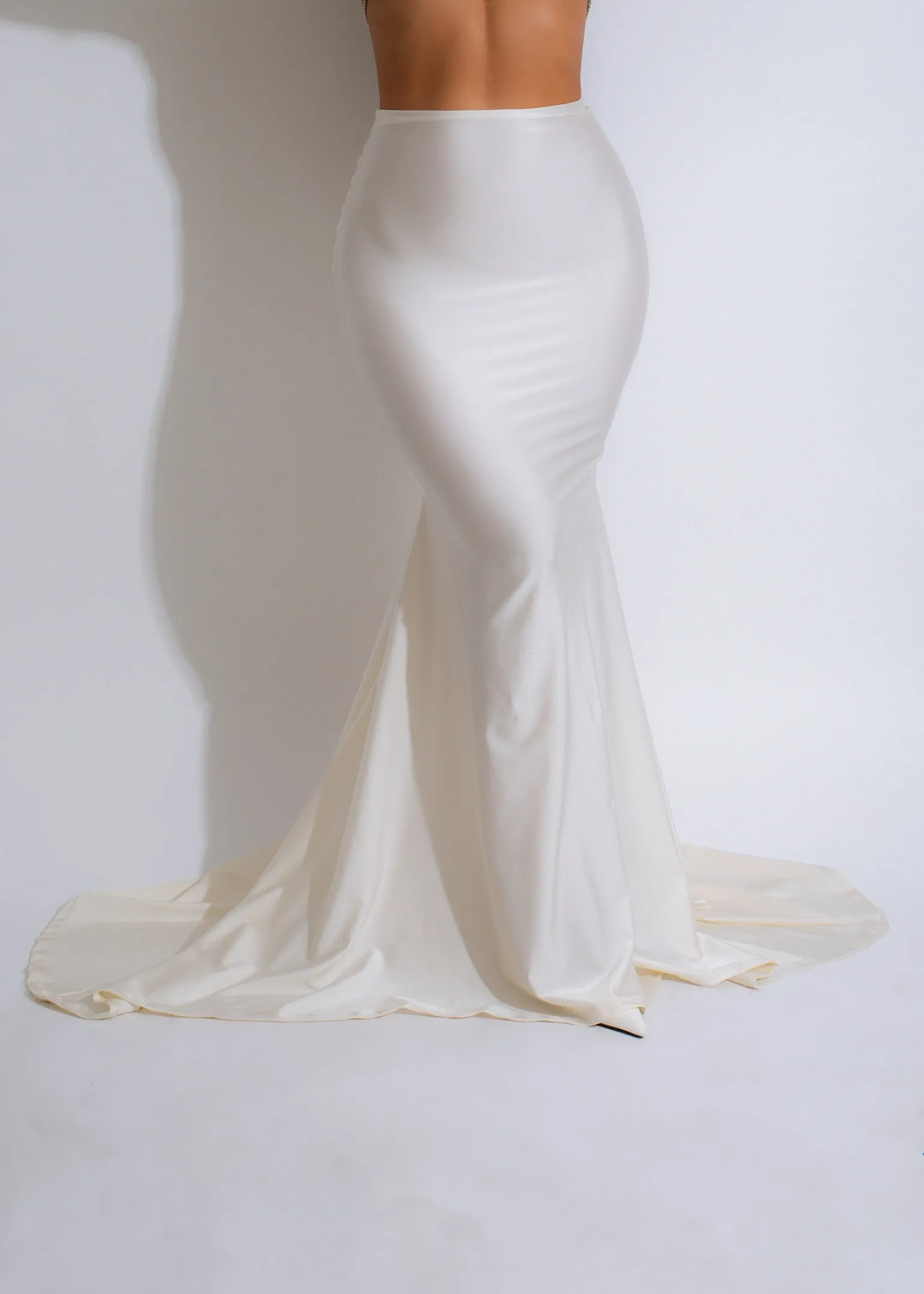 Diva Exclusive Mermaid Skirt White
