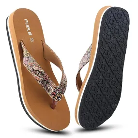 Fuel Comfortable Bela Slippers for Women's (Tan)