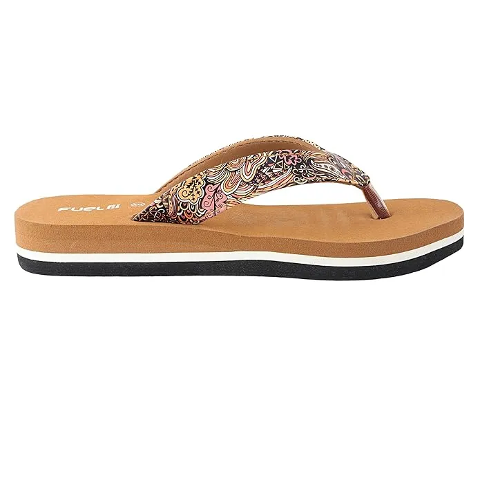 Fuel Comfortable Bela Slippers for Women's (Tan)