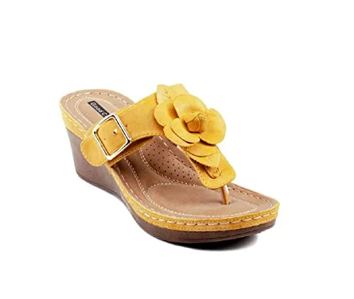 GC Shoes Women's Flora Wedge Sandals