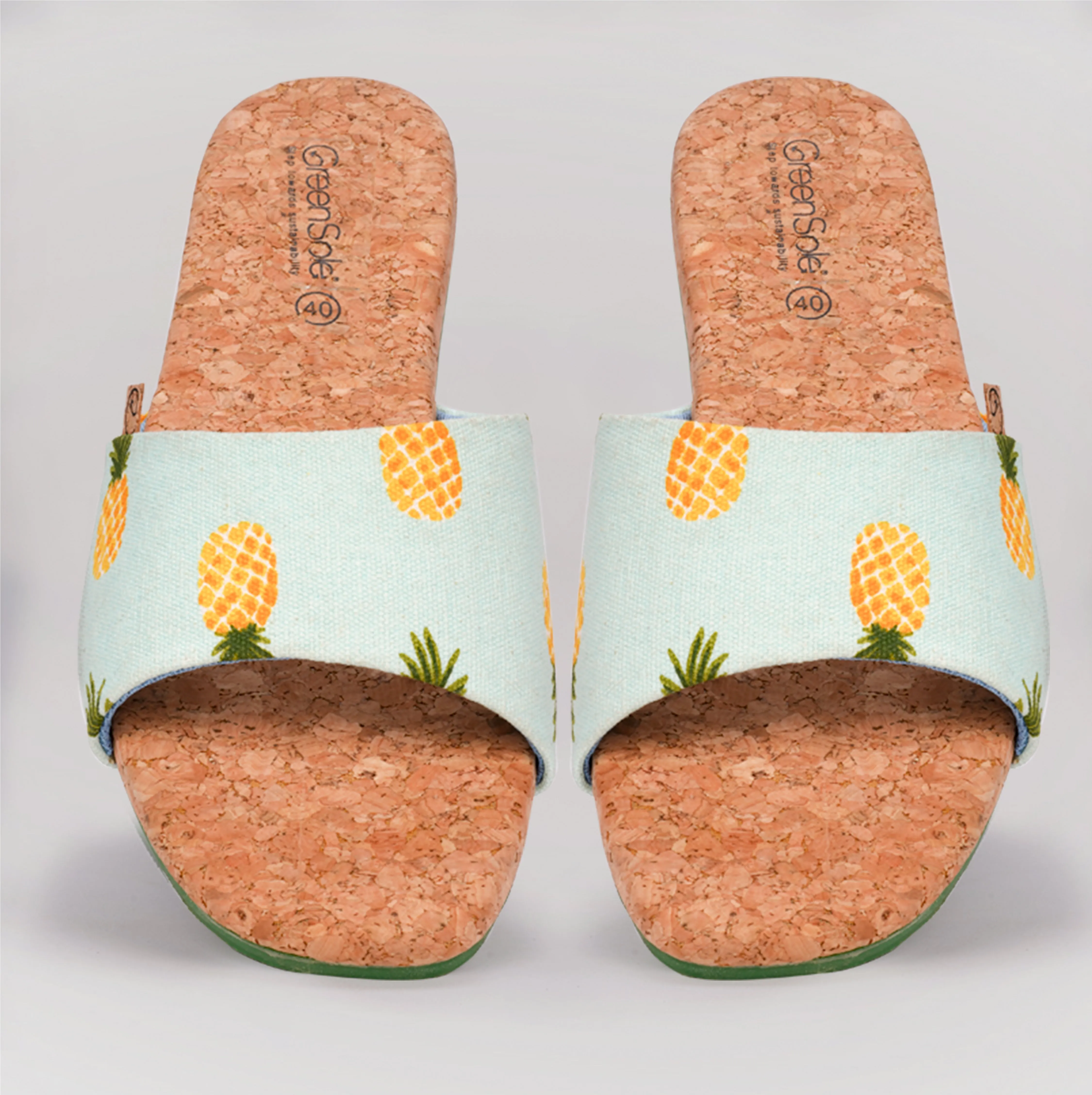 GREENSOLE SUNSHINE PINEAPPLE WOMENS SANDAL FLIP FLOP
