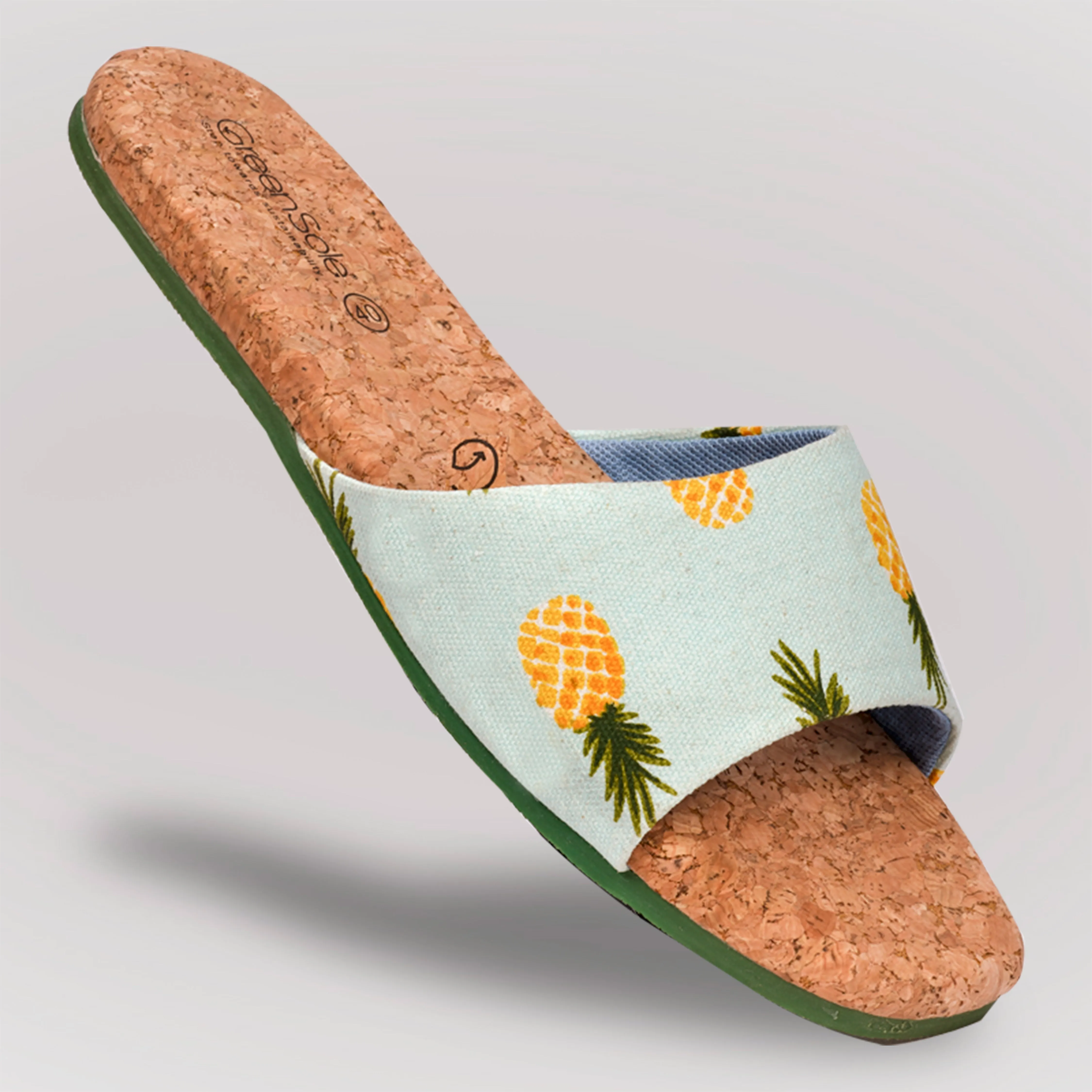 GREENSOLE SUNSHINE PINEAPPLE WOMENS SANDAL FLIP FLOP