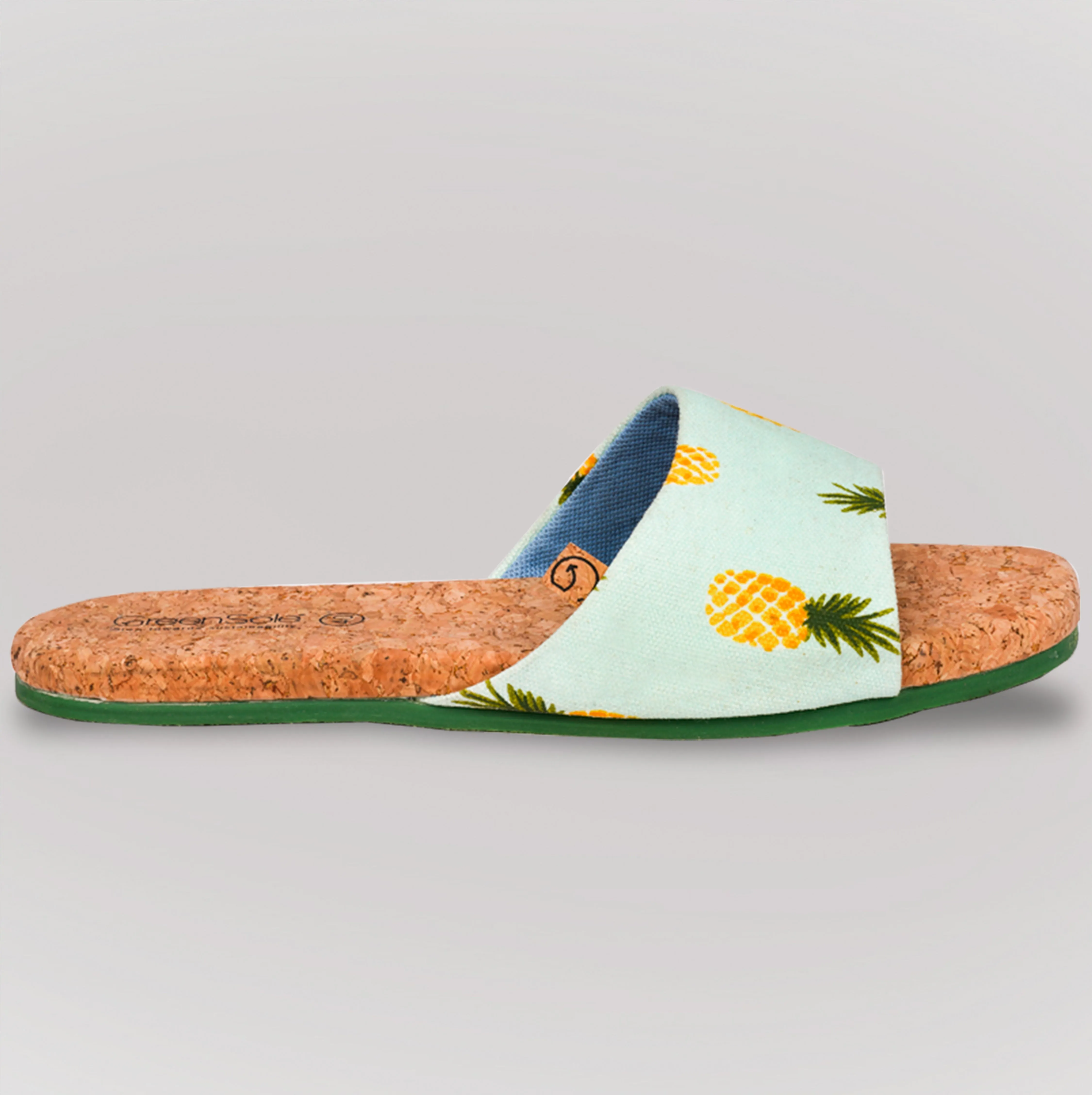 GREENSOLE SUNSHINE PINEAPPLE WOMENS SANDAL FLIP FLOP