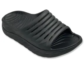 Hoka Ora Recovery Slides For Women's In Black