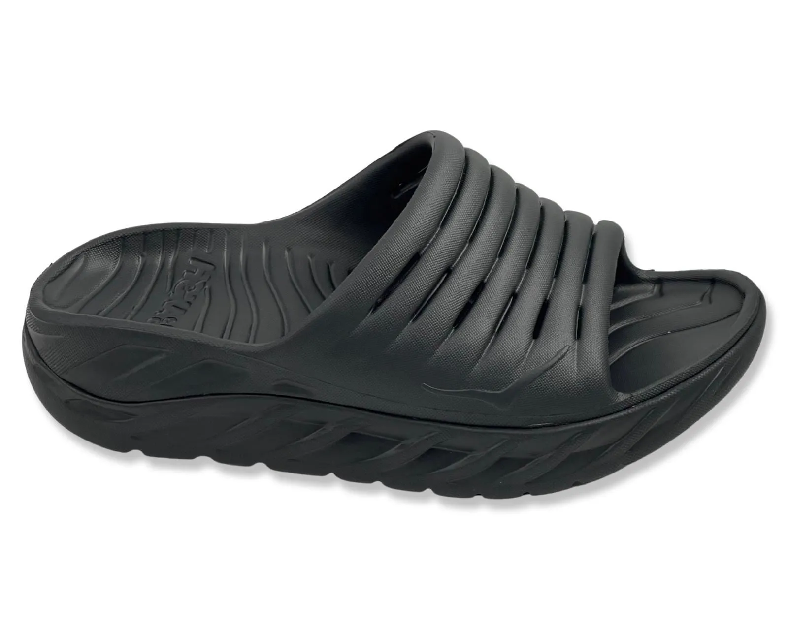 Hoka Ora Recovery Slides For Women's In Black