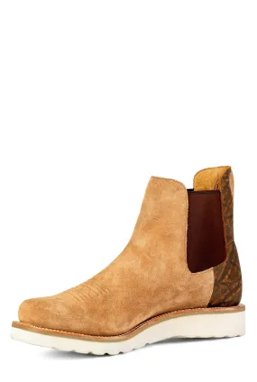 Horse Power Mens 6in Swedge Tobacco/Cognac Leather Ankle Boots 13 D