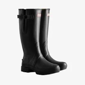 Hunter Men's Balmoral Adjustable 3mm Neoprene Wellington Boots in Black