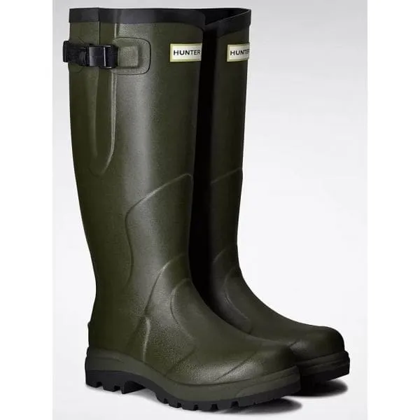 Hunter Unisex Balmoral Classic Wellington Boot Dark Olive