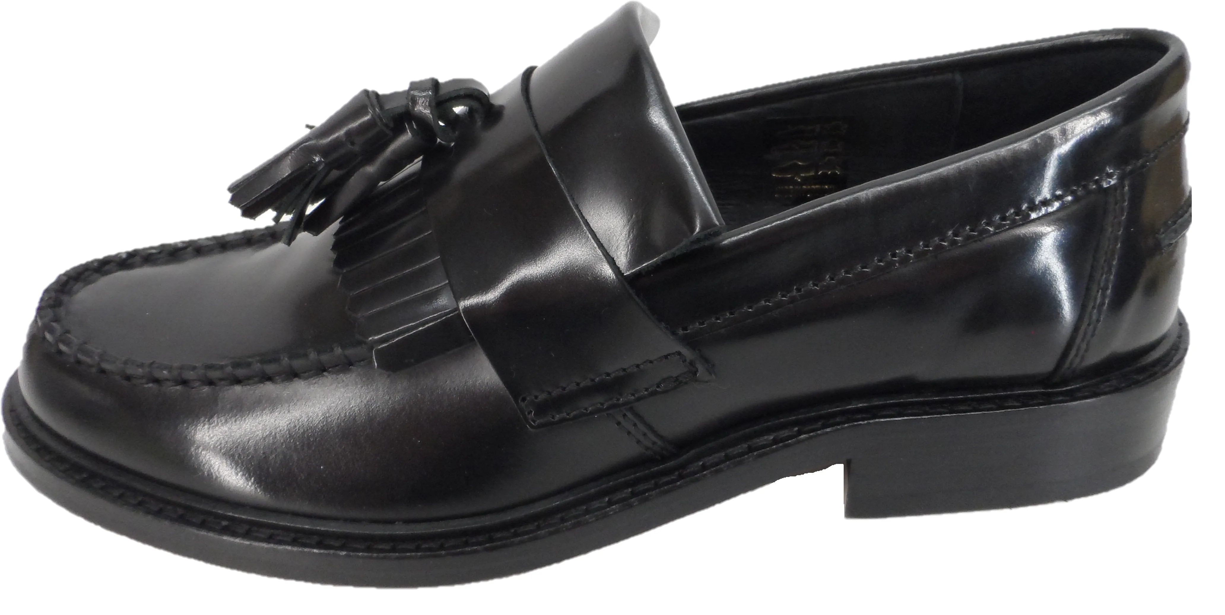 Ikon Original Ladies Selecta Black Retro, Ska, Northern Soul Tassel Loafers