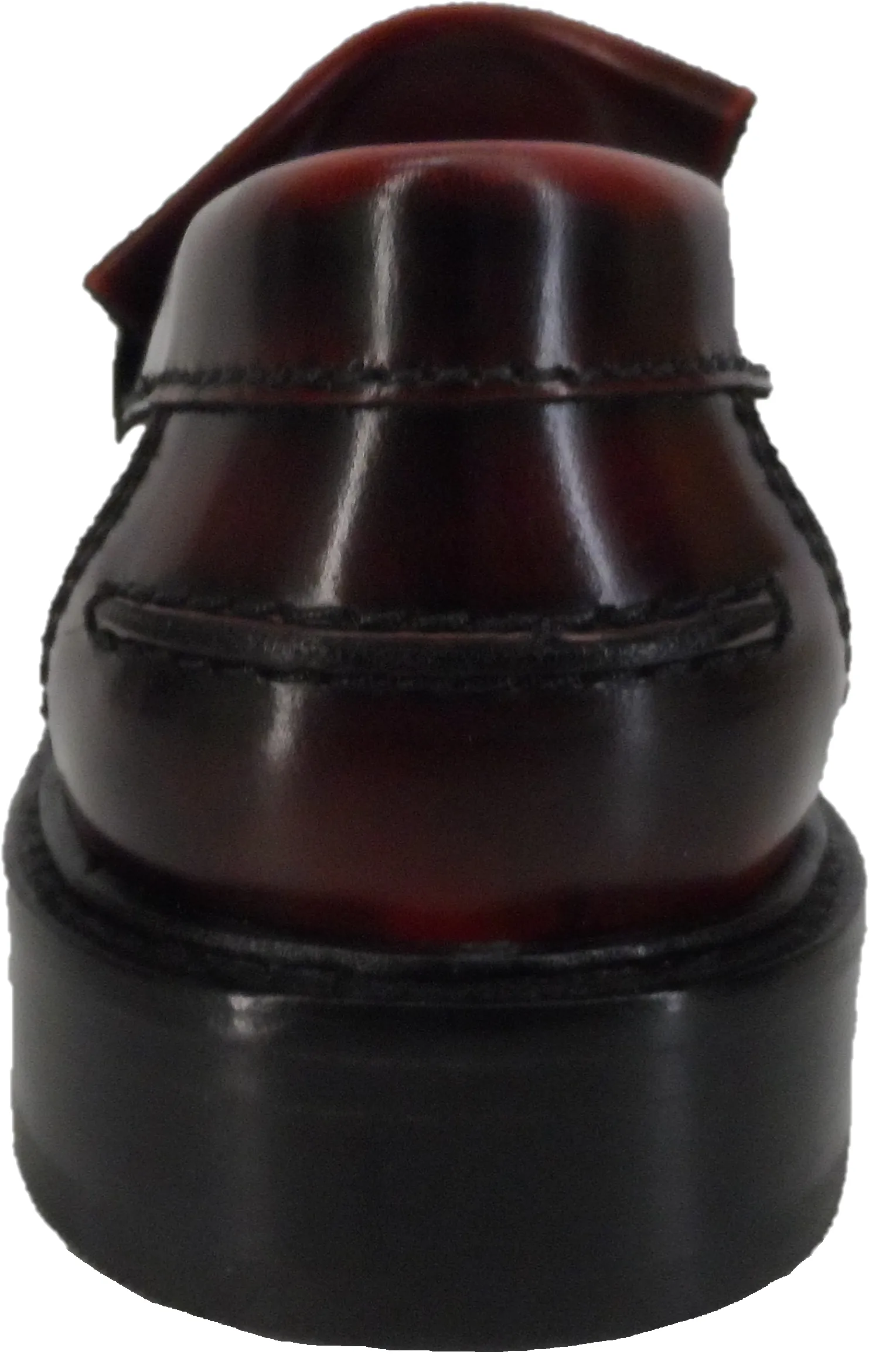 Ikon Original Ladies Selecta Oxblood Retro All Leather Tassel Loafers