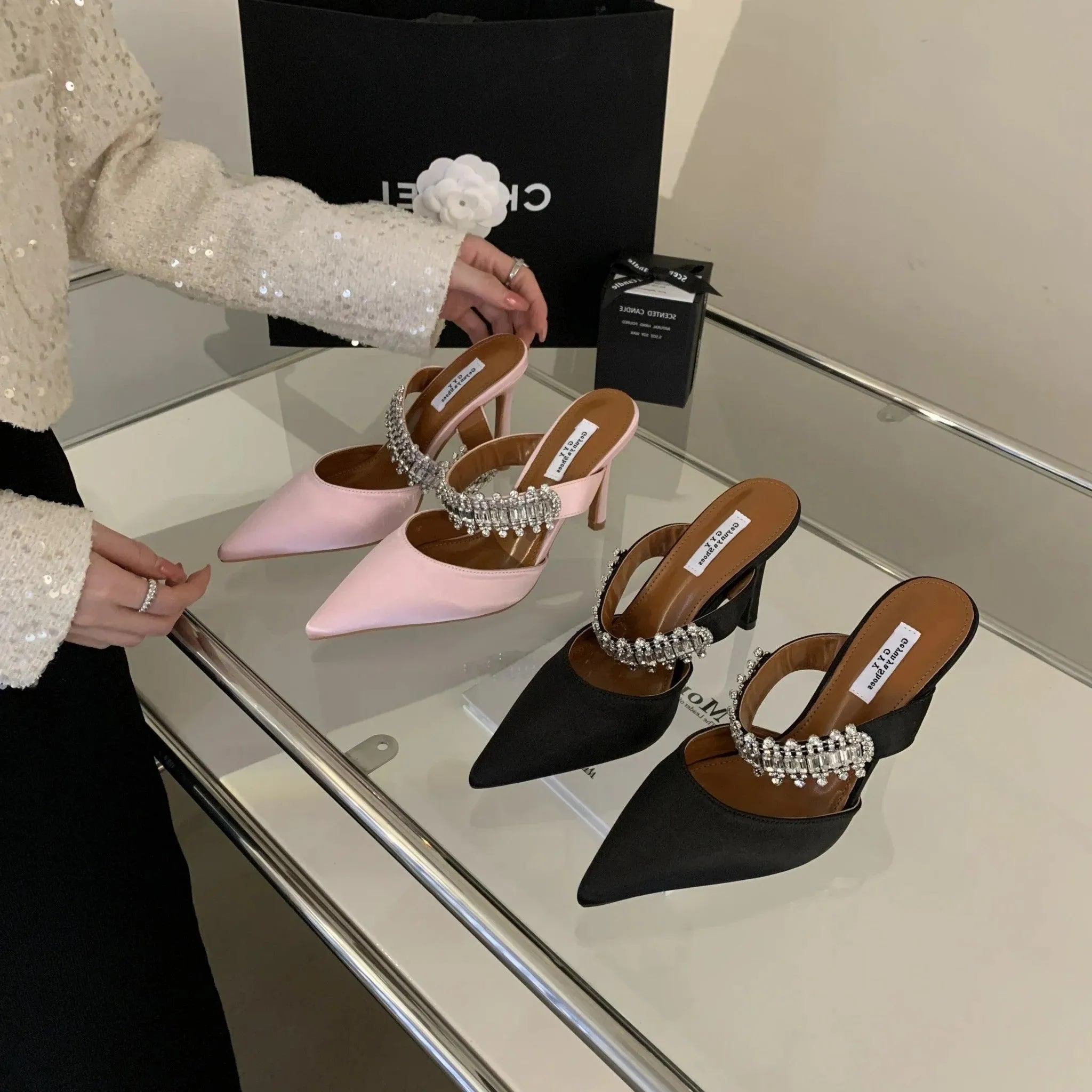 Kesha Rhinestone Heels
