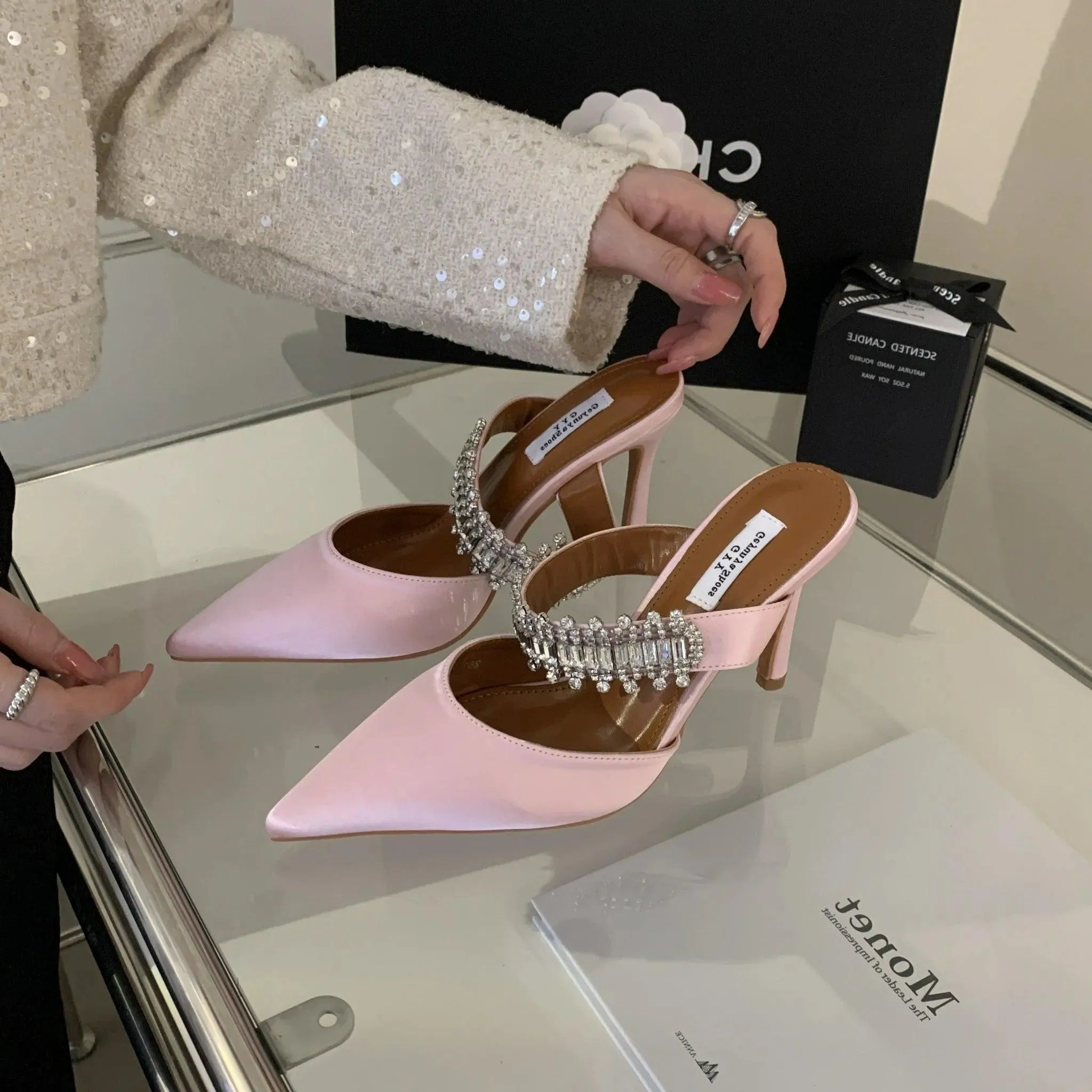 Kesha Rhinestone Heels