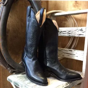 Ladies Sporty Black Deer Tan Boot