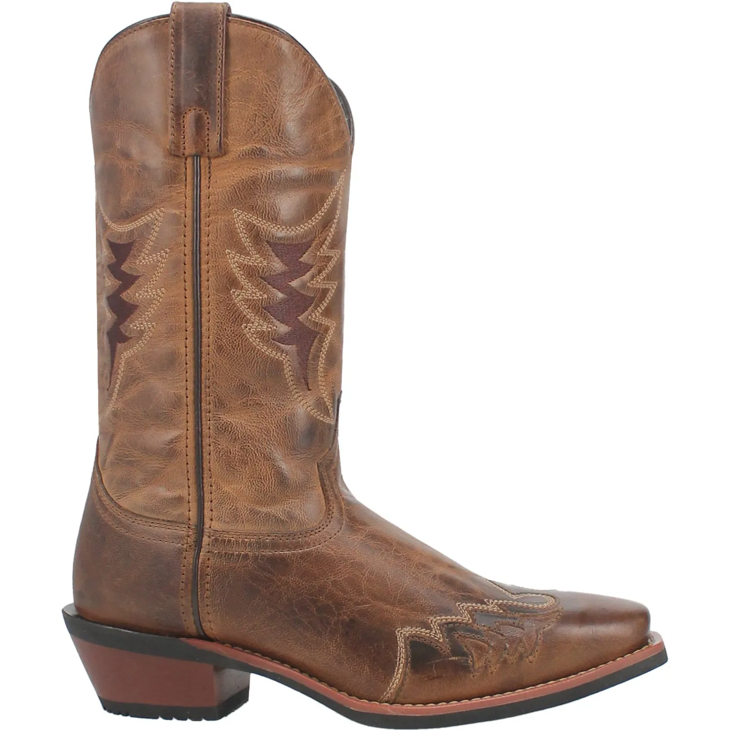 Laredo Mens Williams Tan Leather Western Work Boots 12 D