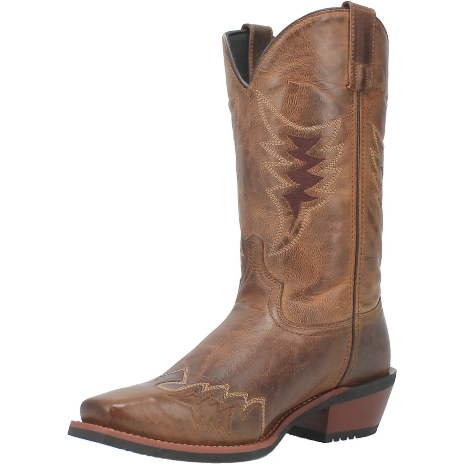Laredo Mens Williams Tan Leather Western Work Boots 12 D
