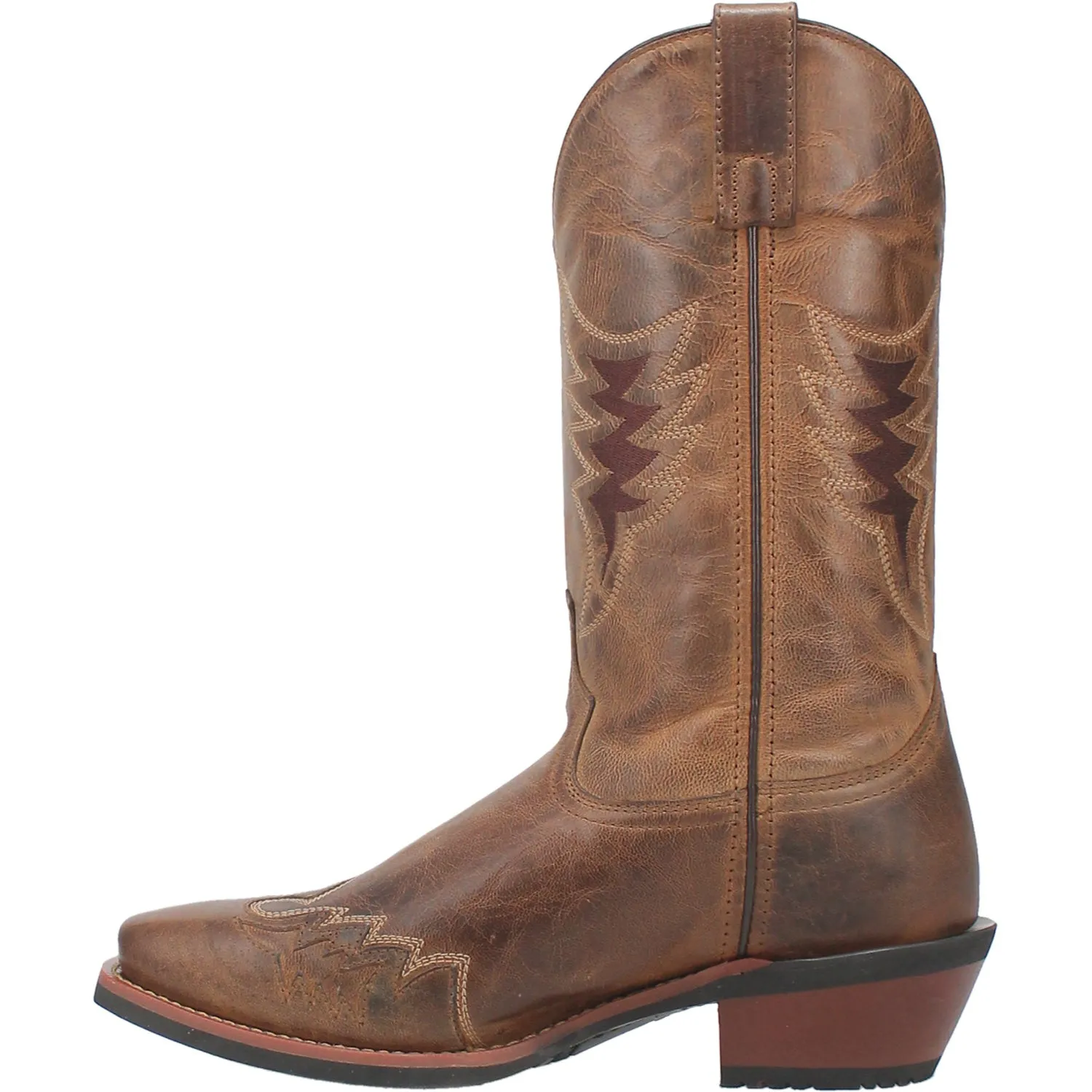 Laredo Mens Williams Tan Leather Western Work Boots 12 D