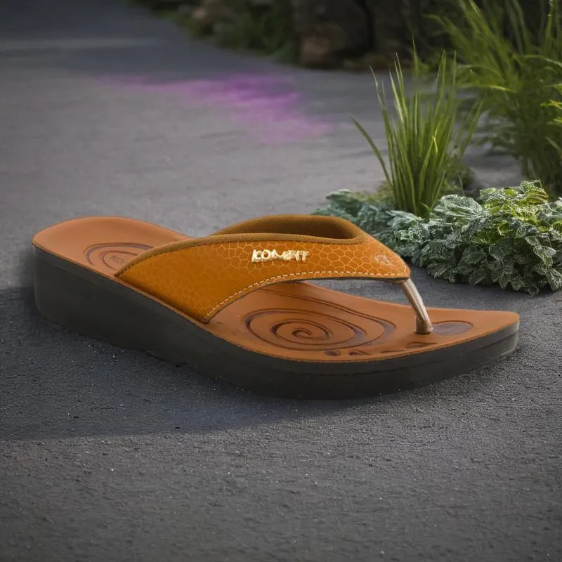 Light Brown Slippers for women