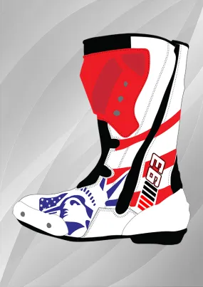 Marc Marquez AmericasGP 2018 Leather Race Boot