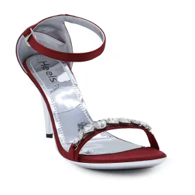 Maroon Bridal Sandal 066628