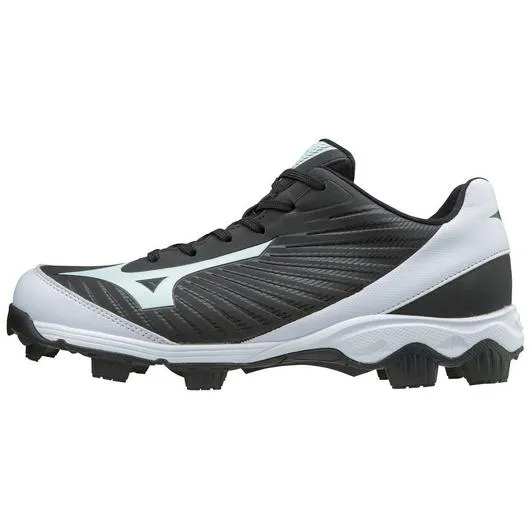 Mizuno Mens Advance Franchise 9 Moulded Softball Cleat - Black/White