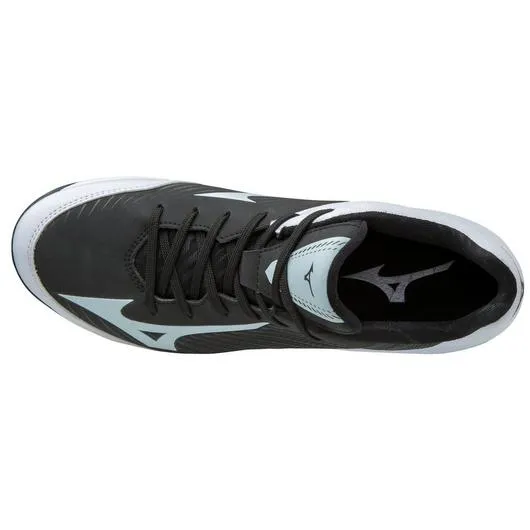 Mizuno Mens Advance Franchise 9 Moulded Softball Cleat - Black/White