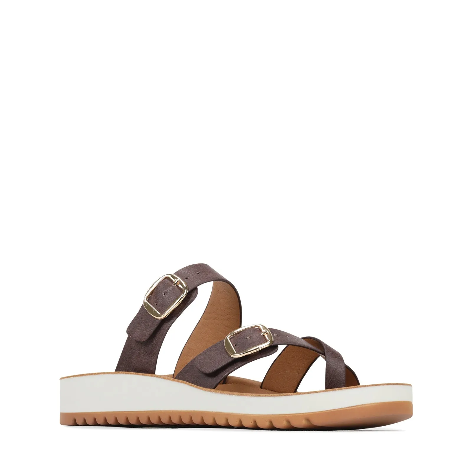 NINS STRAP SLIDE SANDALS